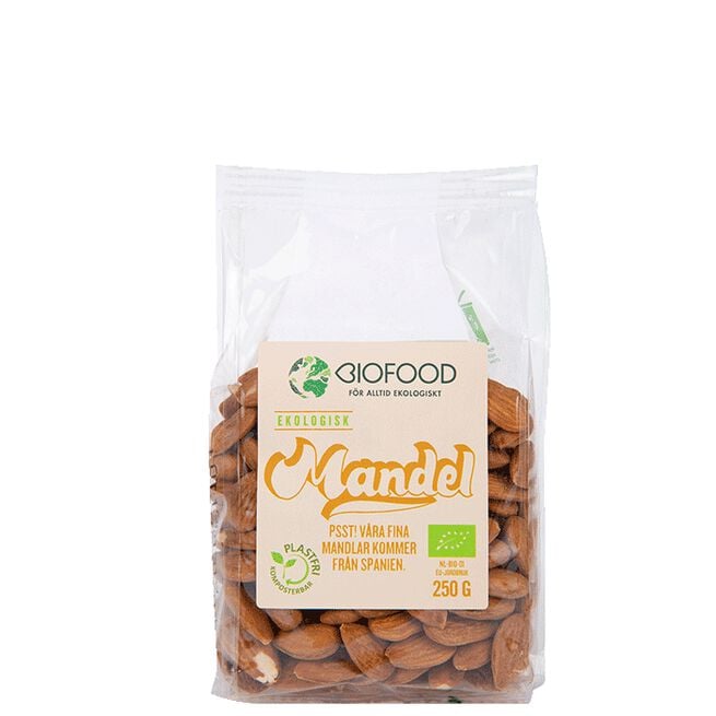 Mandel Hel, 250 g Biofood Mandel Hel 250 g