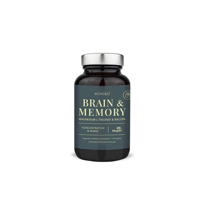 Brain & Memory Magnesium 90 kapslar Brain & Memory Magnesium 90 kapslar
