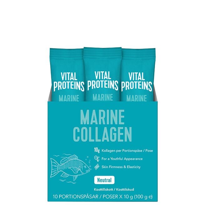 Vital Proteins Marine Collagen Stick Pack 10 st x 10 g 10 x Marint Kollagen Portionspåsar 10 g