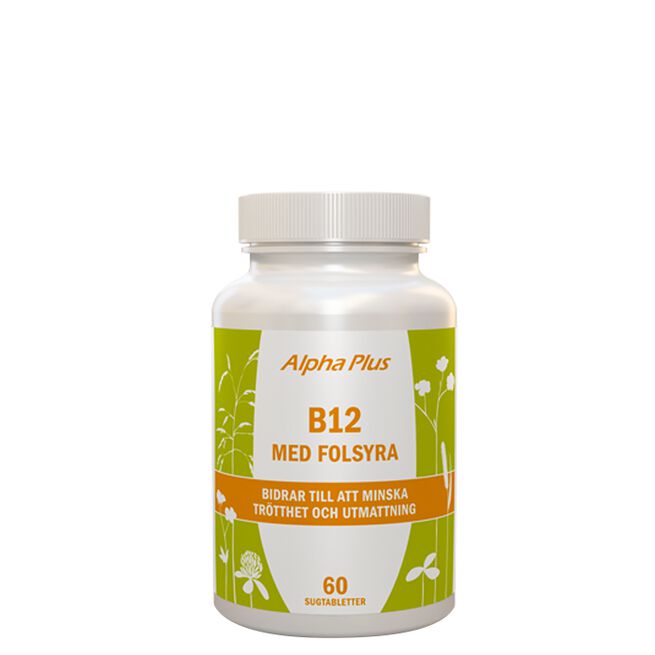 B12 med Folsyra, 60 smälttabletter 