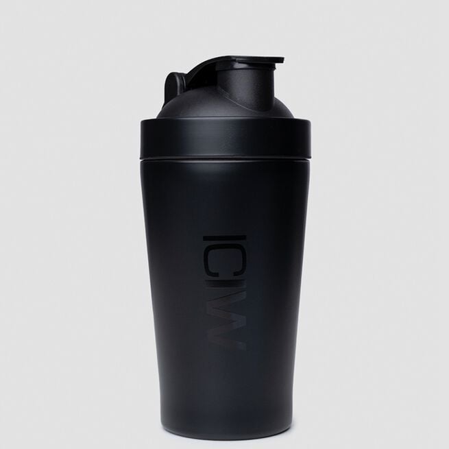 ICANIWILL Shaker Stainless Steel 500ml, Black Shaker Stainless Steel 500ml, Black