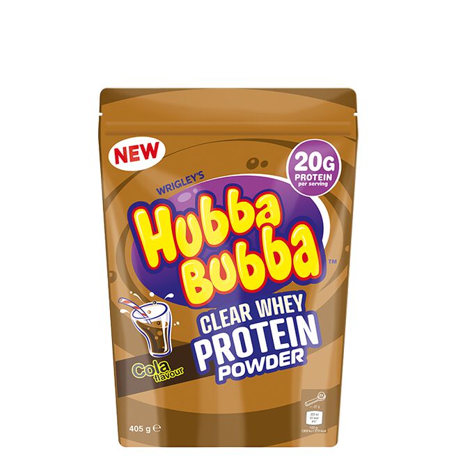 Hubba Bubba Clear Whey 405 g Blue Raspberry Hubba Bubba Clear Whey Vassleprotein 405 g Cola