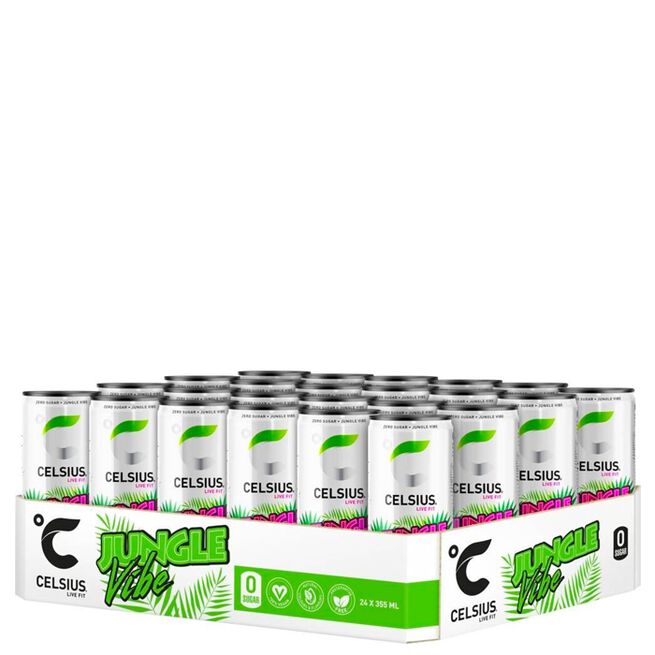24 x Celsius, 355 ml, Jungle Vibe 24 x Celsius Energidryck 355 ml Jungle Vibe