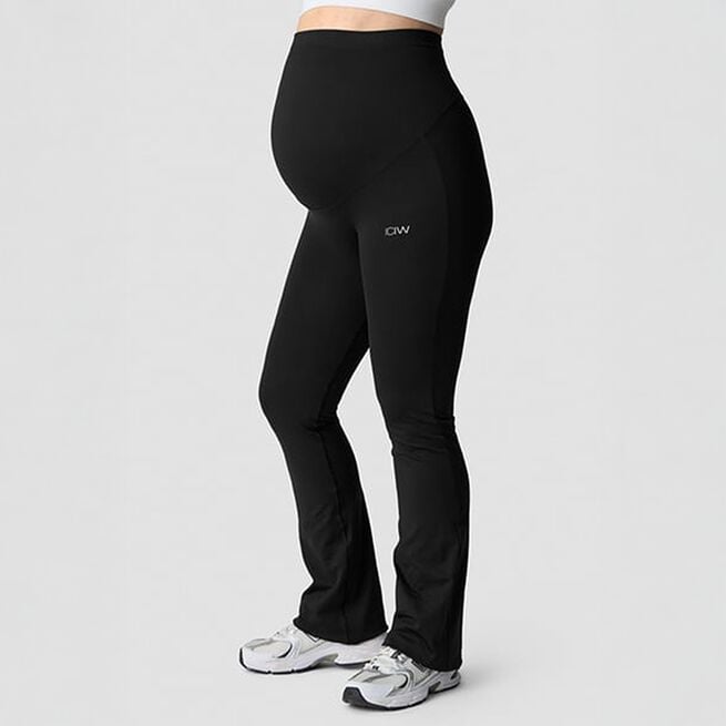 Define Seamless Maternity Flared Tights, Black, L  Define Flared Gravidtights Svart