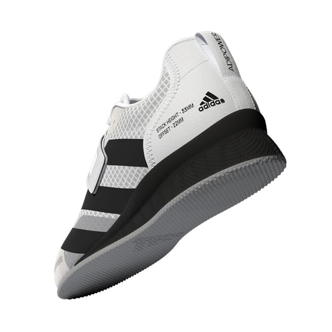 Adidas Adipower Weightlifting III, White/Black/Grey, 36  Adipower Weightlifting 3 Skor Vit/Svart/Grå