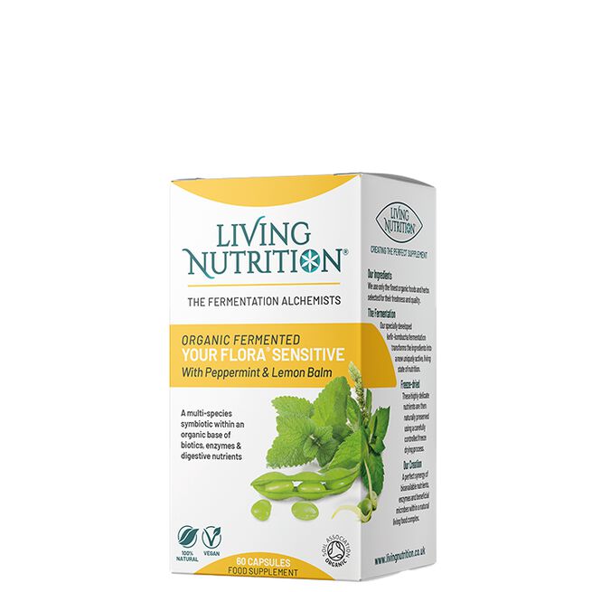 Living Nutrition Your Flora Symbiotic Sensitive, 60 kapsel Your Flora Symbiotic Sensitive 60 kapslar