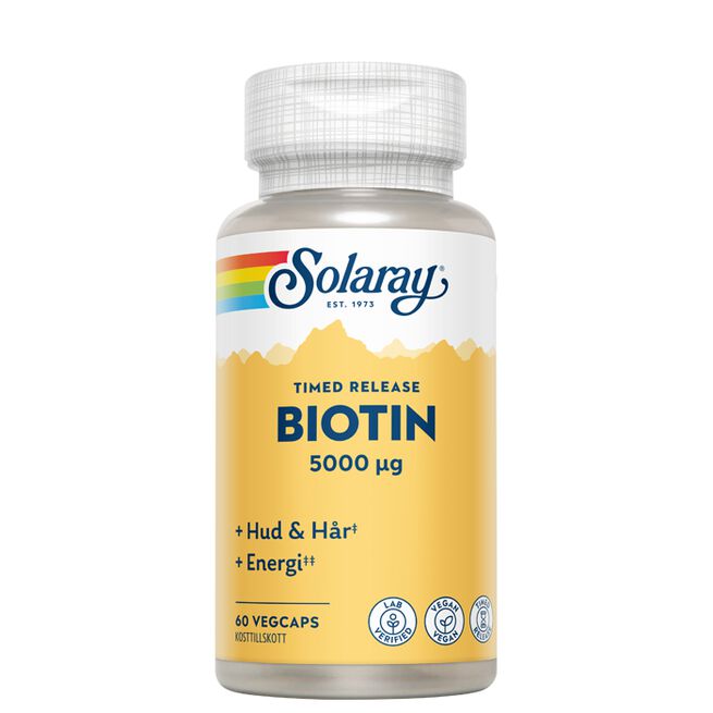 Solaray Biotin 60 kapslar