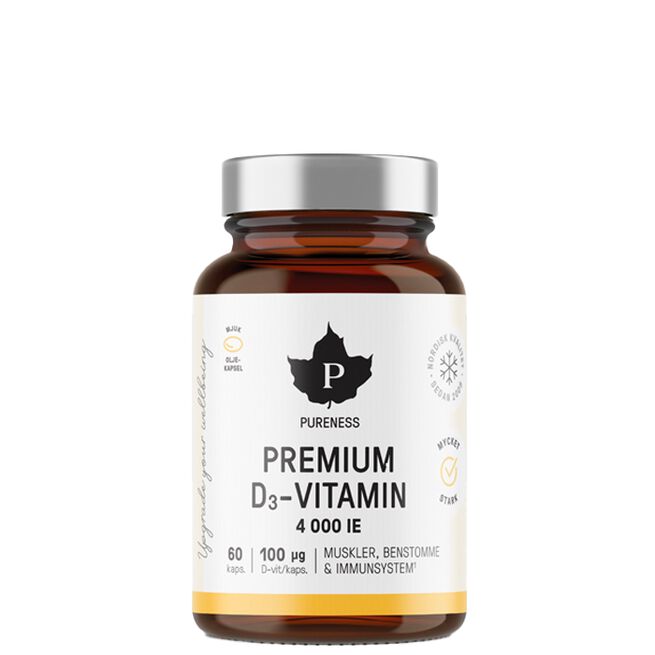 Pureness Premium D3-vitamin 60 kapslar