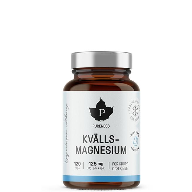 Pureness Kvällmagnesium, 120 kapslar Kvällsmagnesium 120 kapslar