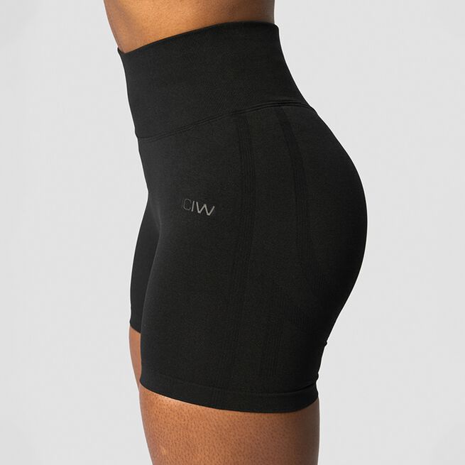 Rush Seamless Shorts, Black, L  Rush Seamless Shorts Svart