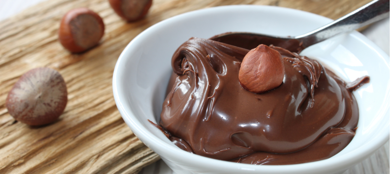 Nutella gjord på hasselnöt Nutella gjord på hasselnöt