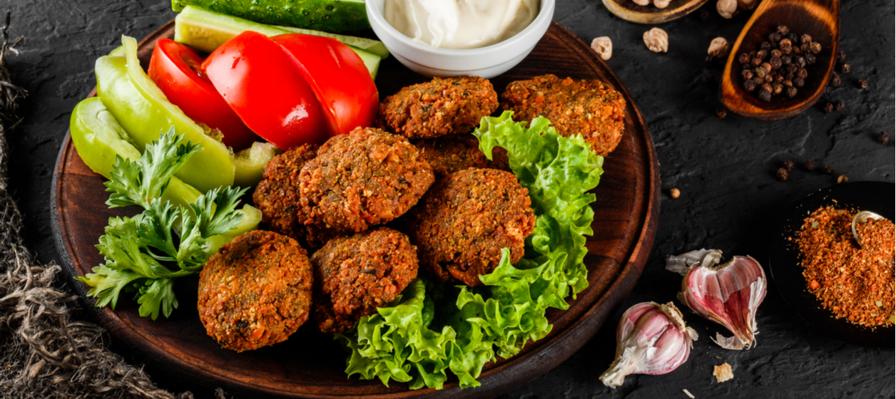 Falafelburgare Falafelburgare