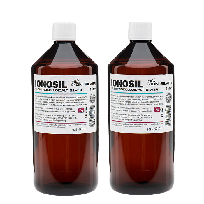 2 x Kolloidalt Silver,1000 ml