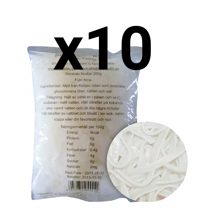 Bild av 10 x Shirataki Fettucini, 200 gram