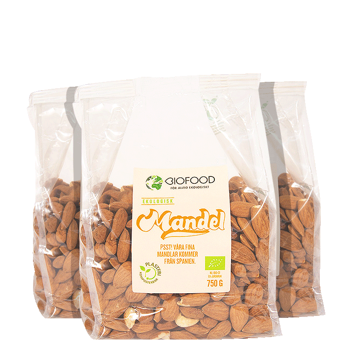 3 x Mandel Hel,750 gram