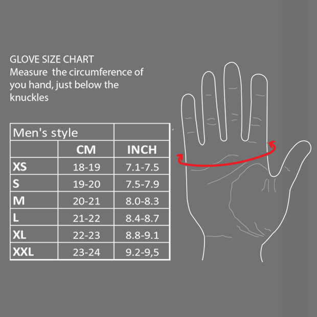 Glove size chat