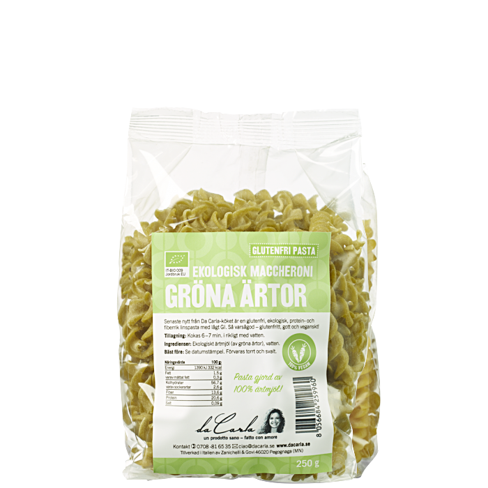 Bild av Gröna Ärtor Ekologisk Fusilli, 250 g