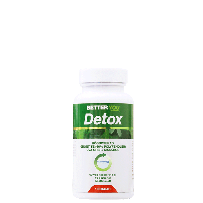 Detox 10 Dagar med Högdoserat Grönt-te 60 kapslar