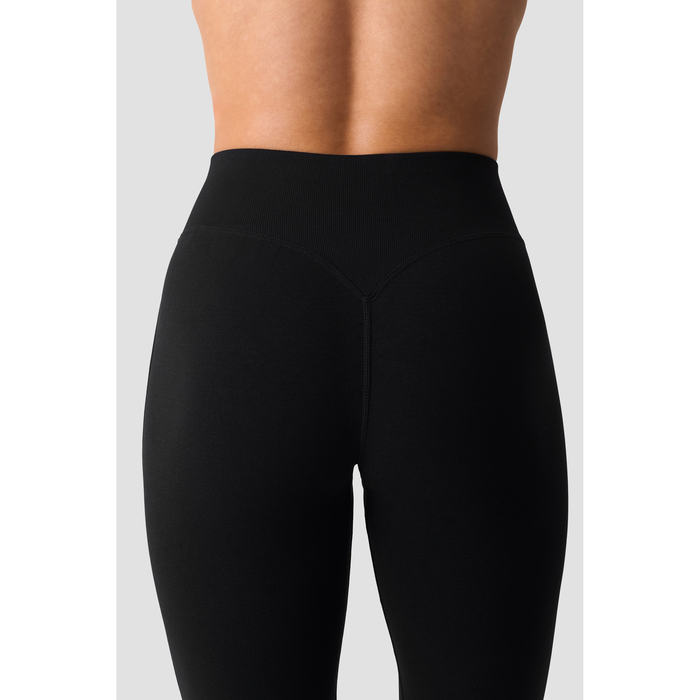 Smooth Seamless Utsv&auml;ngda Tights Svart