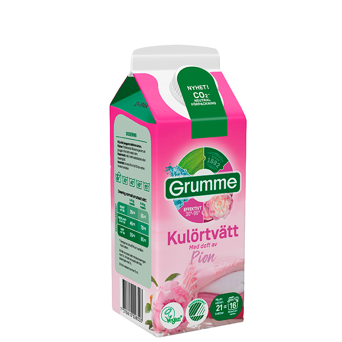 Flytande Kulörtvätt Plus Pion 750 ml