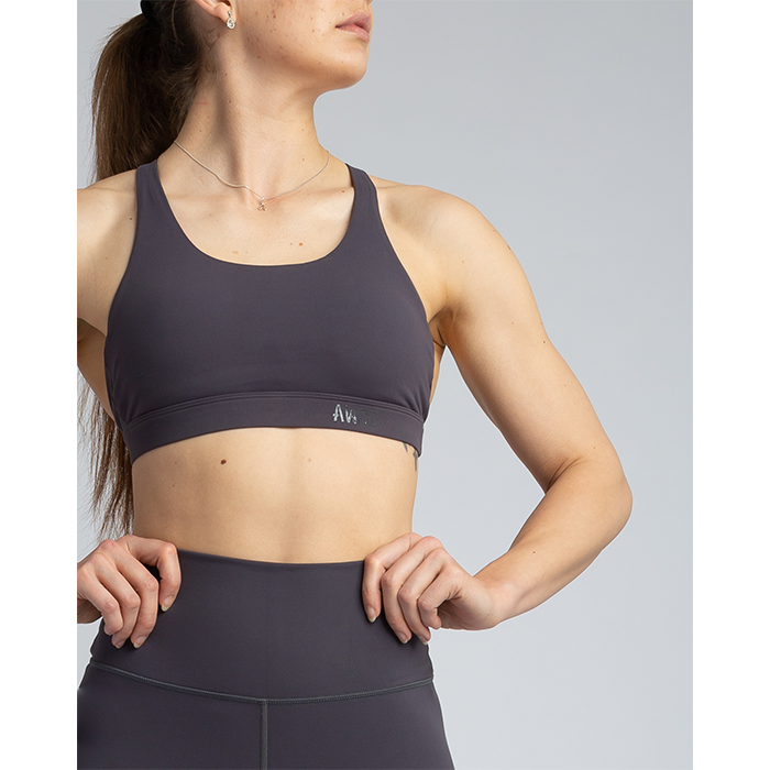 Core Sports Bra 2.0, Smoke Grey