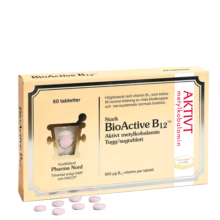 BioActive B12 60 sugtabletter