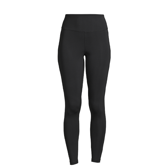 Graphic High Waist Tights, Black