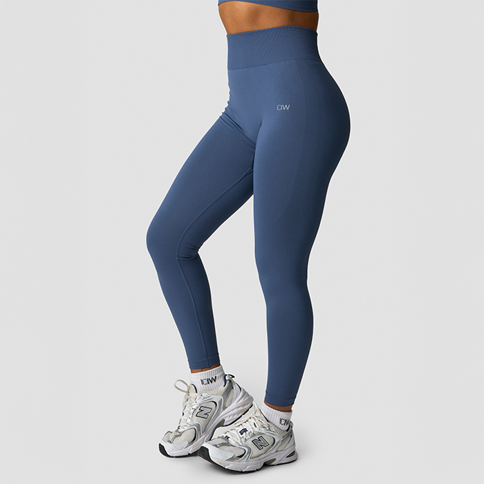 Define Seamless Tights, Dusty Twilight Blue