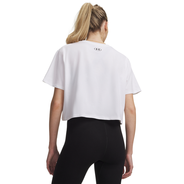 UA Rival Boxy Tee Solid White