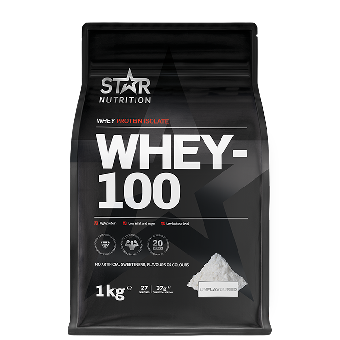 Whey-100 Vassleprotein 1 kg - Star Nutrition