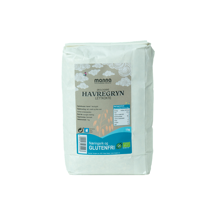 Havregryn Lättkokt Glutenfri 1 kg