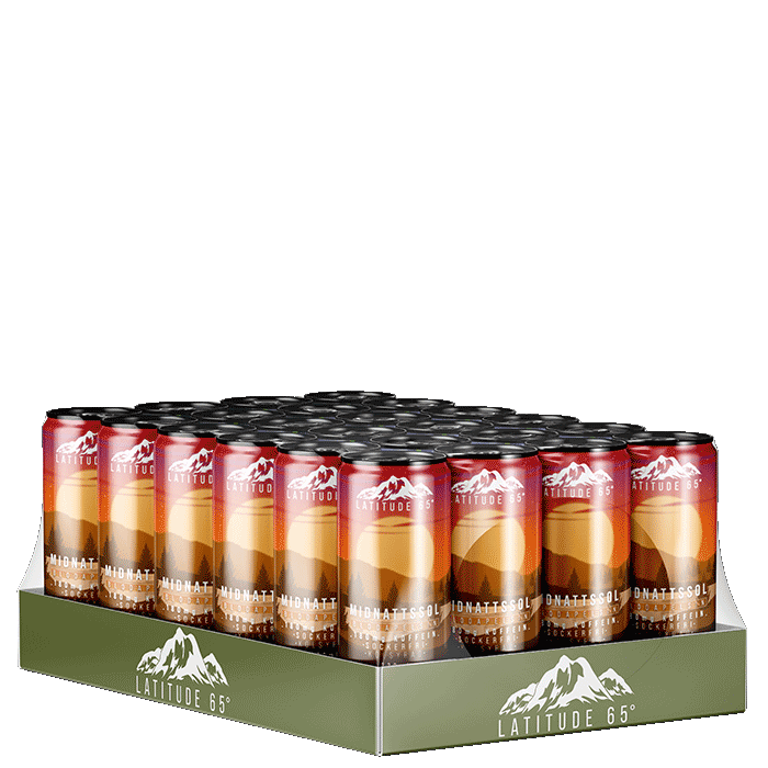 24 x Latitude 65 Energidryck 330 ml