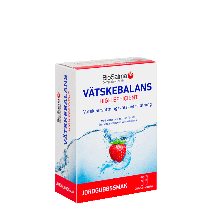 Bild av Vätskebalans Jordgubb, 20 brustabletter