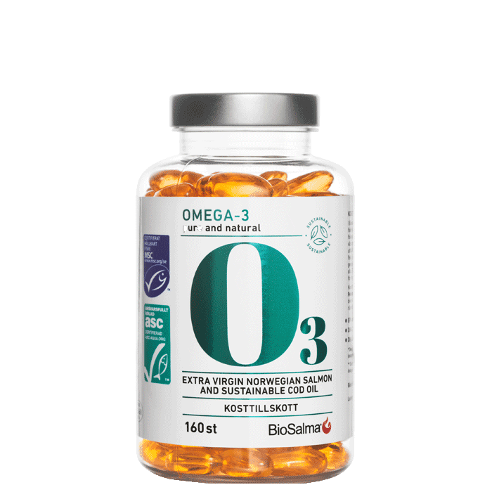 Bild av Omega-3 Pure And Natural Cod And Salmonoil 800mg MSC/ASC