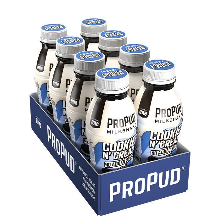 8 x ProPud Protein Milkshake, 330 ml strawberry