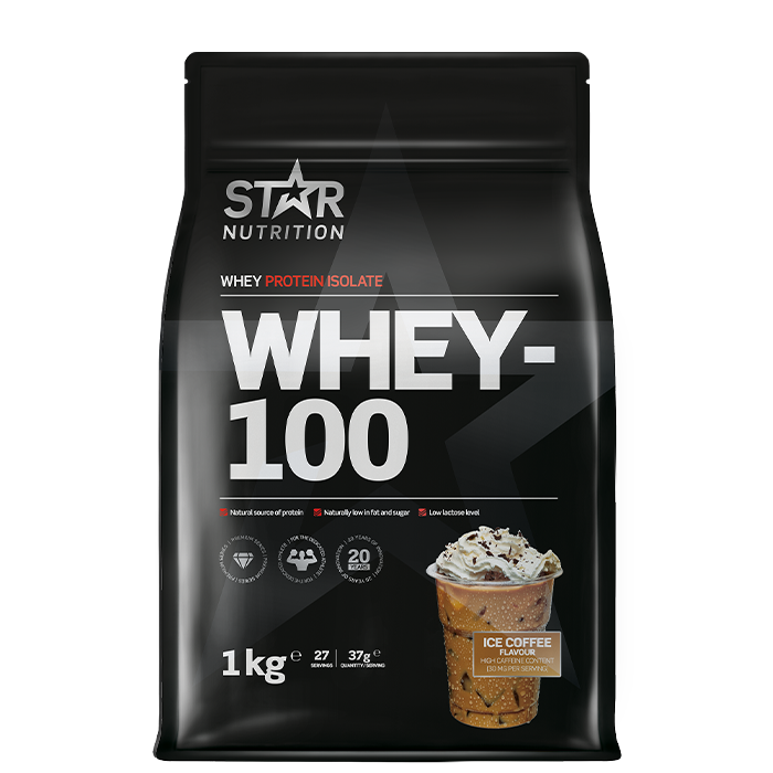 Whey-100 Vassleprotein 1 kg Ice Coffee