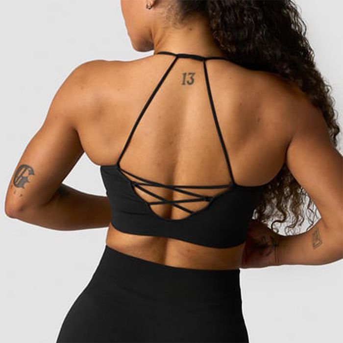 Shape Strappy Sport-Bh Svart