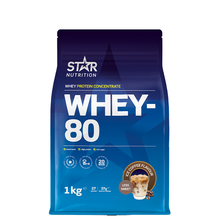 Whey-80 Vassleprotein 1 kg - Star Nutrition