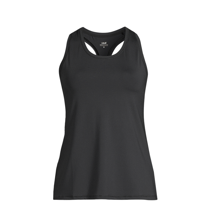 Essential Racerback Tank, Black