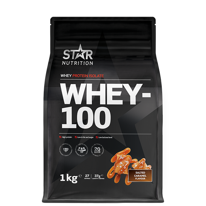 Whey-100 Vassleprotein 1 kg - Star Nutrition
