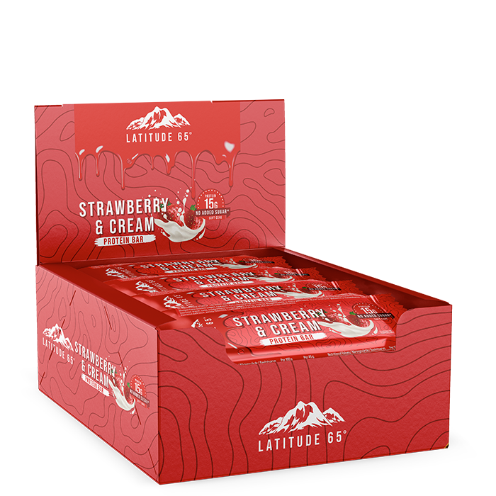12 x Latitude 65 Protein Bar, 45 g