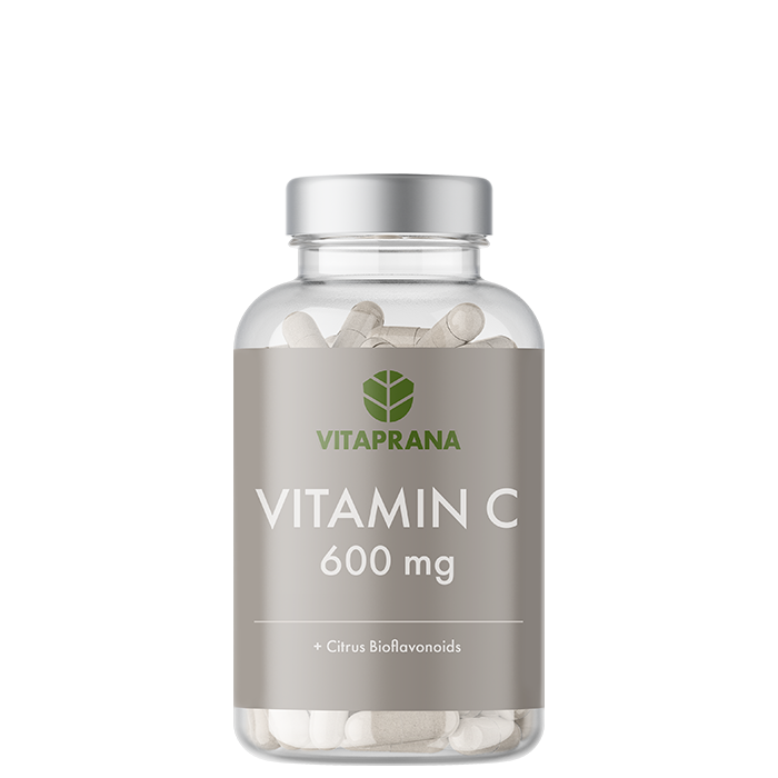 Vitamin C 600 mg + Bioflavonoids 100 kapslar - Vitaprana
