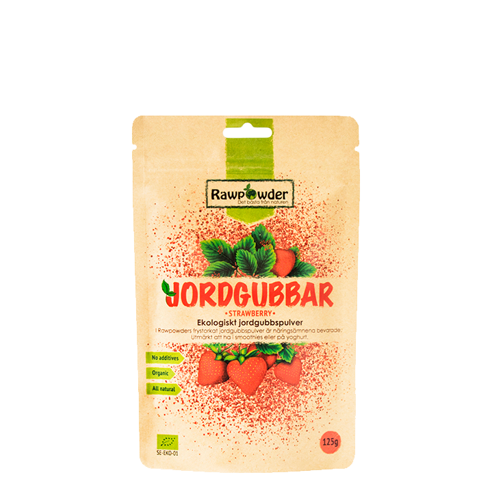 Bild av Jordgubbspulver EKO, 125 g