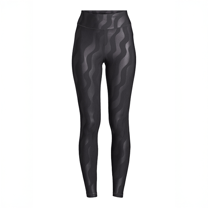 Heat High Waist Tights Svart M&ouml;nstrad