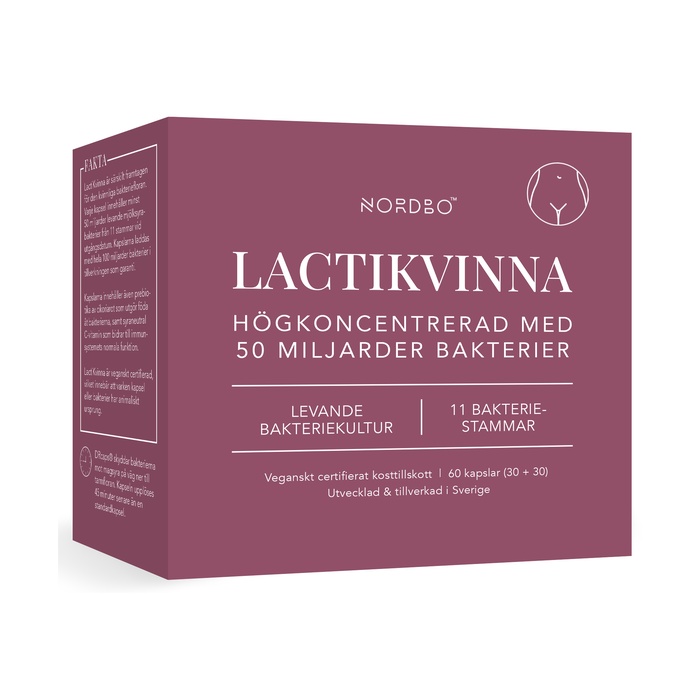 LactiKvinna 50 miljarder 60 kapslar