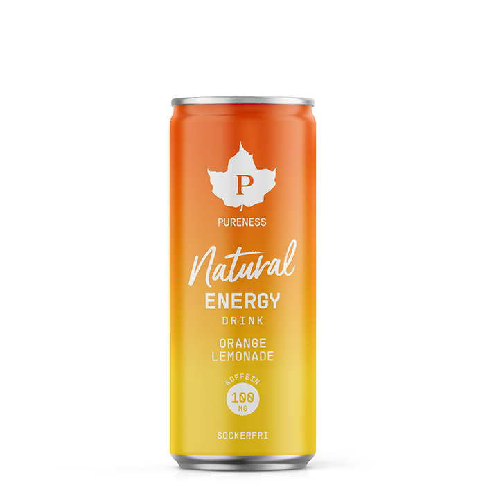 Natural Energidryck 330 ml Apelsin Lemonad