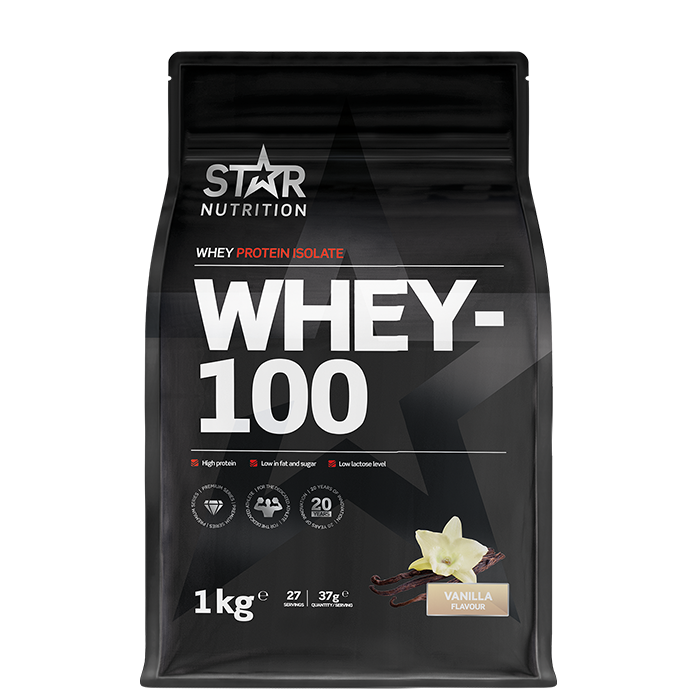Whey-100 Vassleprotein 1 kg - Star Nutrition