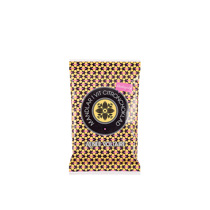 Mandlar i Vit Citronchoklad 45 g