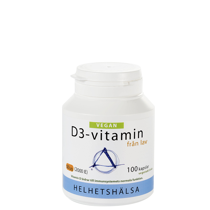 D3-Vegan 50 mcg, 100 kapslar