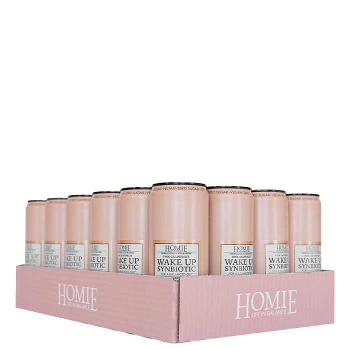 24 x Wake Up Synbiotic Funktionsdryck 330 ml